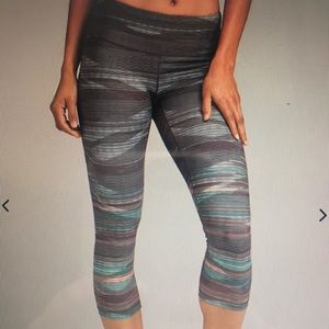 prAna Pillar Printed Capri - Blue